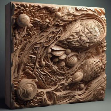 Patterns and decorations stl layers 4 3d model